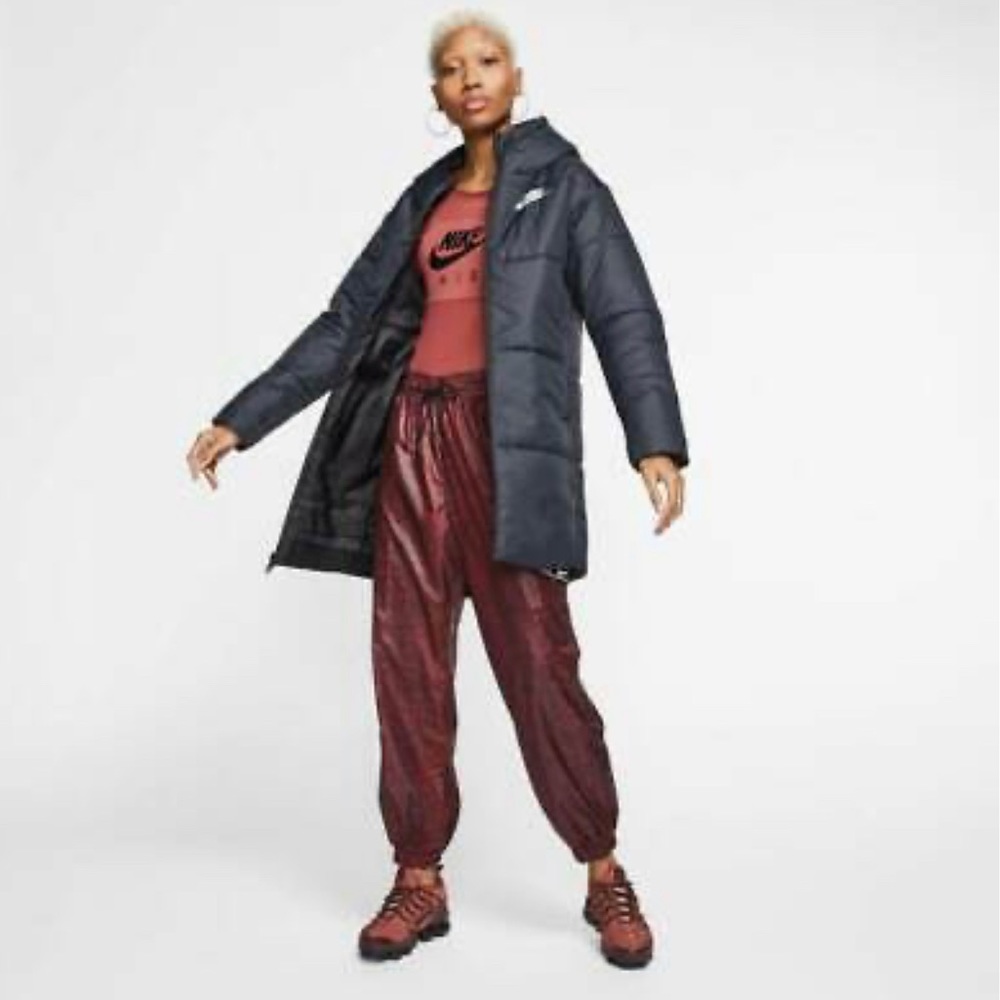 NIKE! SPORTSWEAR Thermal Hooded Puffer Parka Coat - Picture 11 of 16